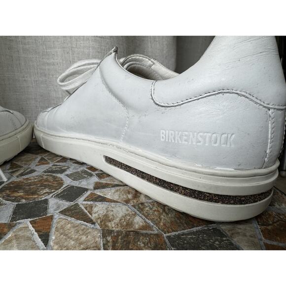 Birkenstock Bend Low Leather Sneakers White Size 40 (US W9/M7) Regular Fit - Picture 6 of 10